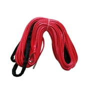 Synthetic Winch Line Cable Rope 8mm X 40m UHMWPE Synthetic Winch Rope With Hook For 4x4/ATV/UTV/SUV/Offroad Recove